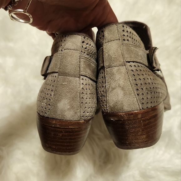 Sam Edelman/ Suede Leather Paula Booties - Picture 4 of 8